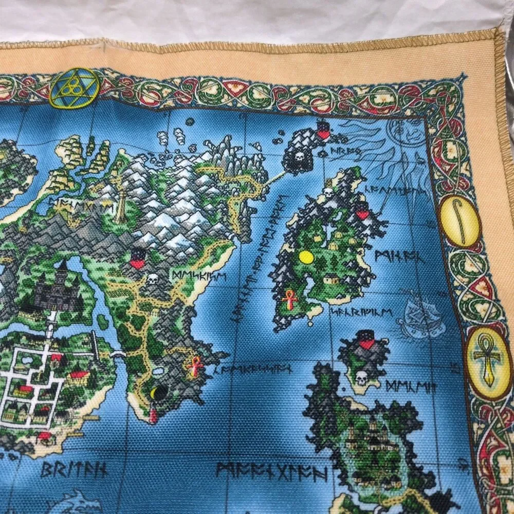 Rare Ultima IX Ascension Cloth Map 15